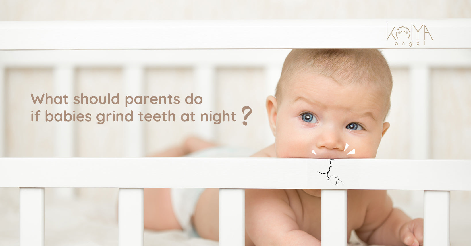 What should parents do if babies grind teeth at night