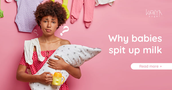 Why do babies spit up milk?