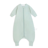Toddler Zip Sleep Sack Organic Cotton Long Sleeve With Footie 2.5 TOG - Pea Green