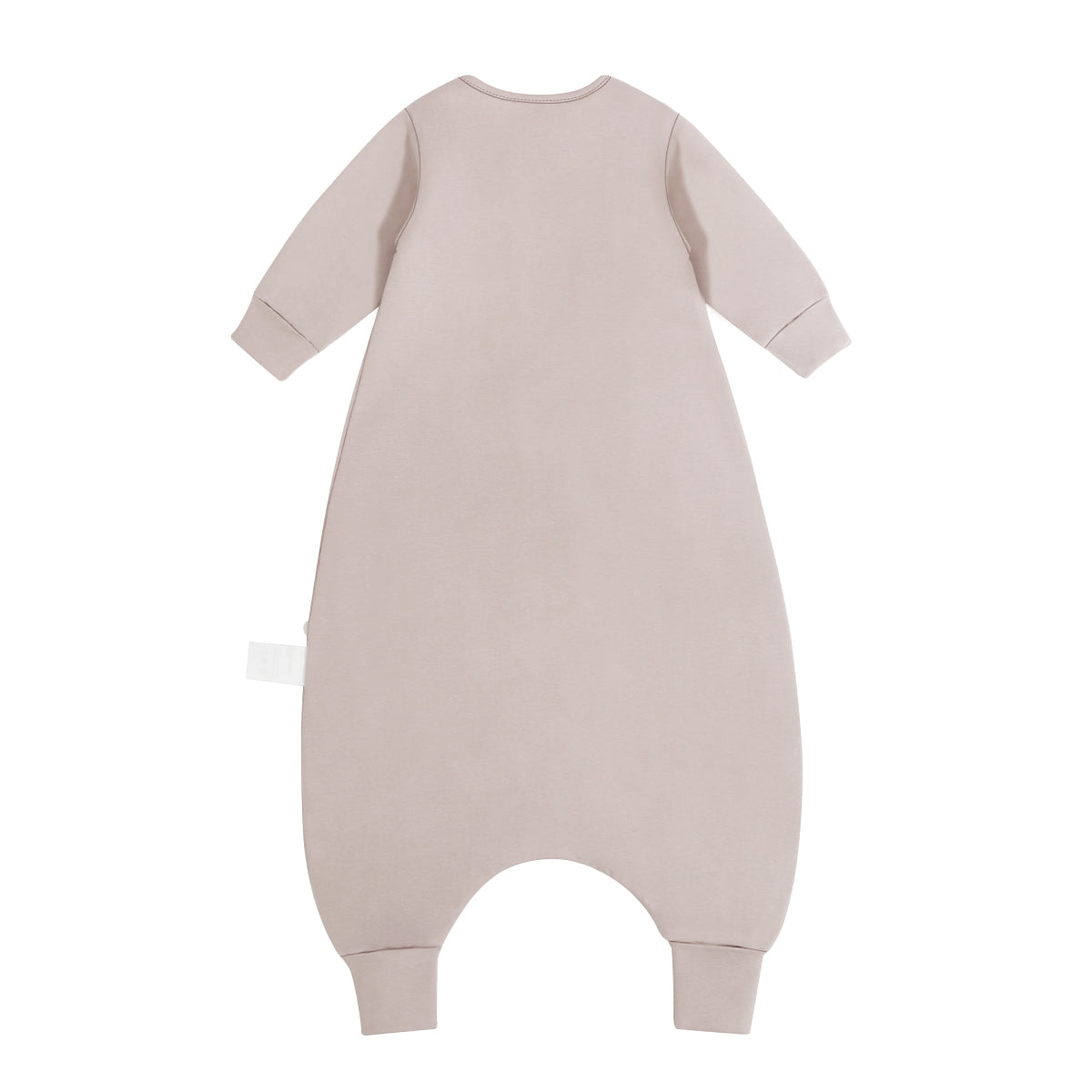 Toddler Zip Sleep Sack Organic Cotton Long Sleeve With Footie 2.5 TOG Back - Smoky Pink