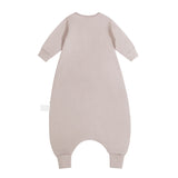 Toddler Zip Sleep Sack Organic Cotton Long Sleeve With Footie 2.5 TOG - Smoky Pink