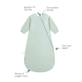Winter Zip Sleep Sack With Sleeves 3.5 TOG - Pea Green