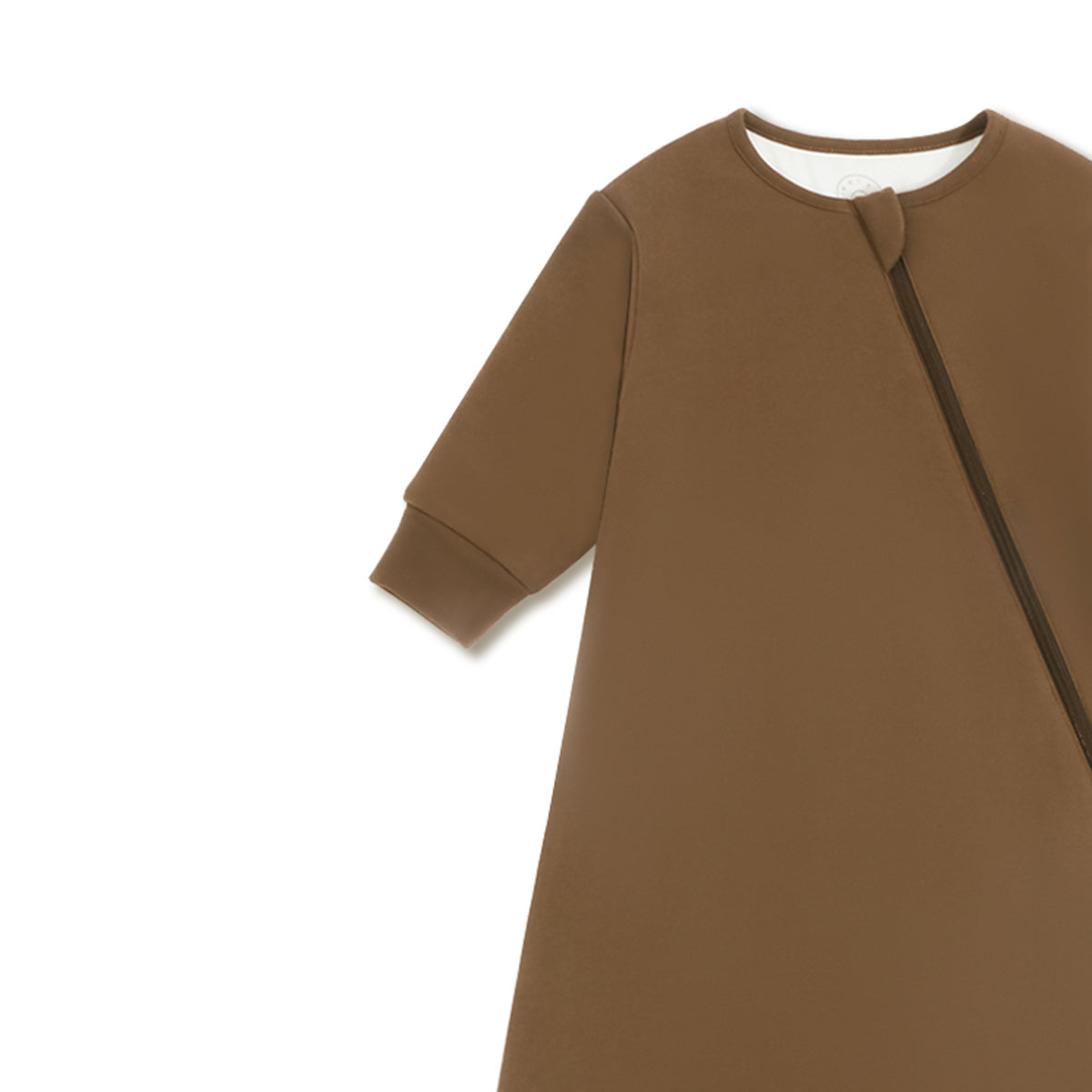 Zip Sleep Sack With Sleeves 2.5 TOG Custom Embroidery - Rawhide Brown