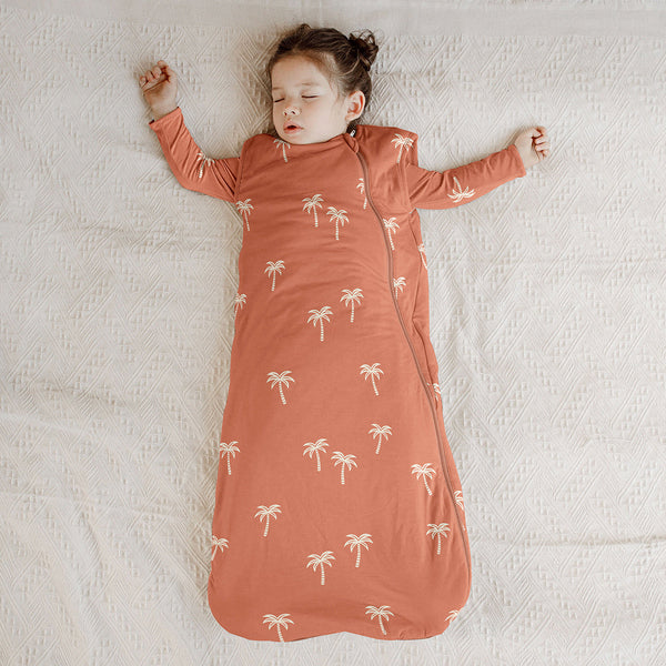 Kaiya Angel - Bamboo Quilted Sleeveless Baby Sleep Sack TOG 1.0 - Coconut Palm