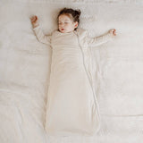 Baby Bamboo Quilted Sleeveless Sleep Sack TOG 1.0 - Creamy White