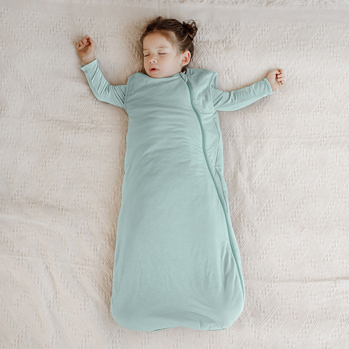Baby Bamboo Quilted Sleeveless Sleep Sack TOG 1.0 - Mint Green