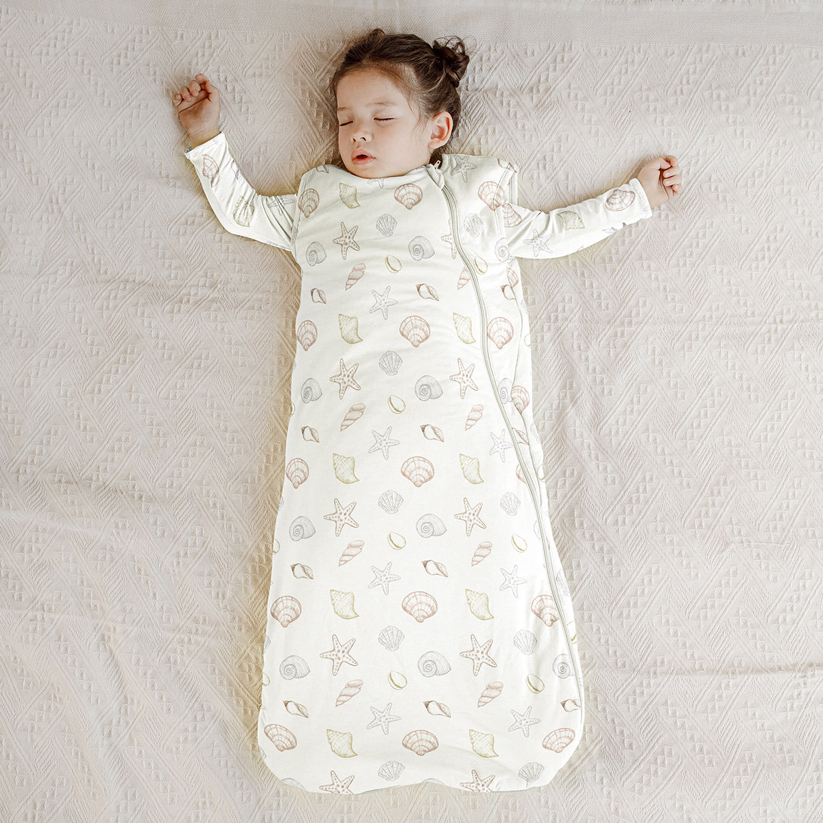 Kaiya Angel - Bamboo Quilted Sleeveless Baby Sleep Sack TOG 1.0 - Shell
