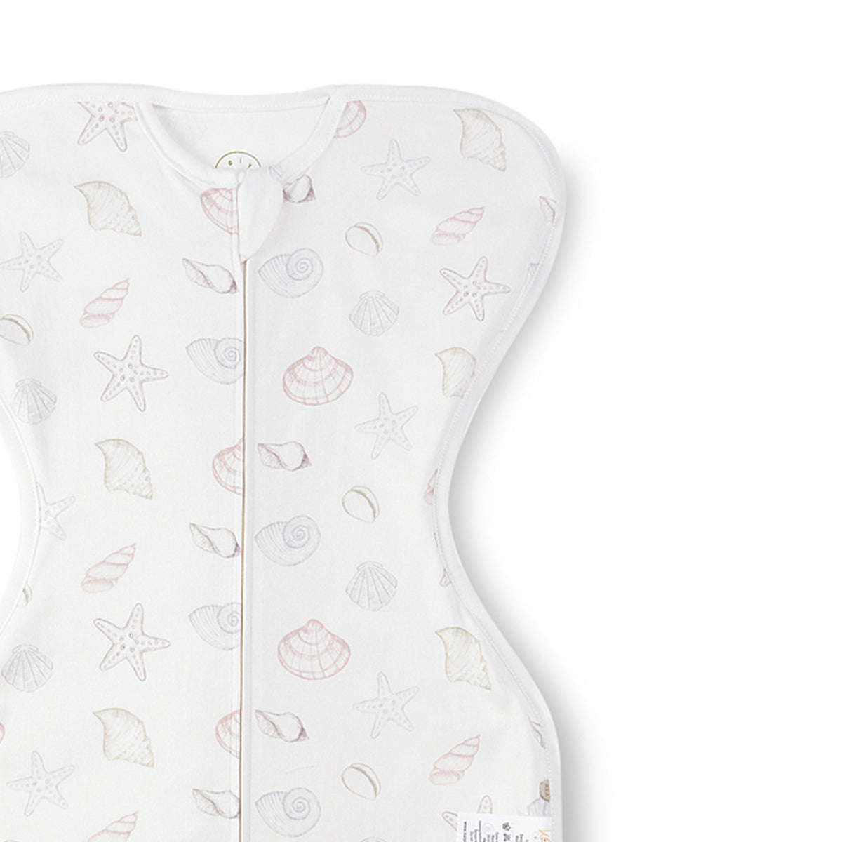 Front Opening Zip Up Swaddle - Shell