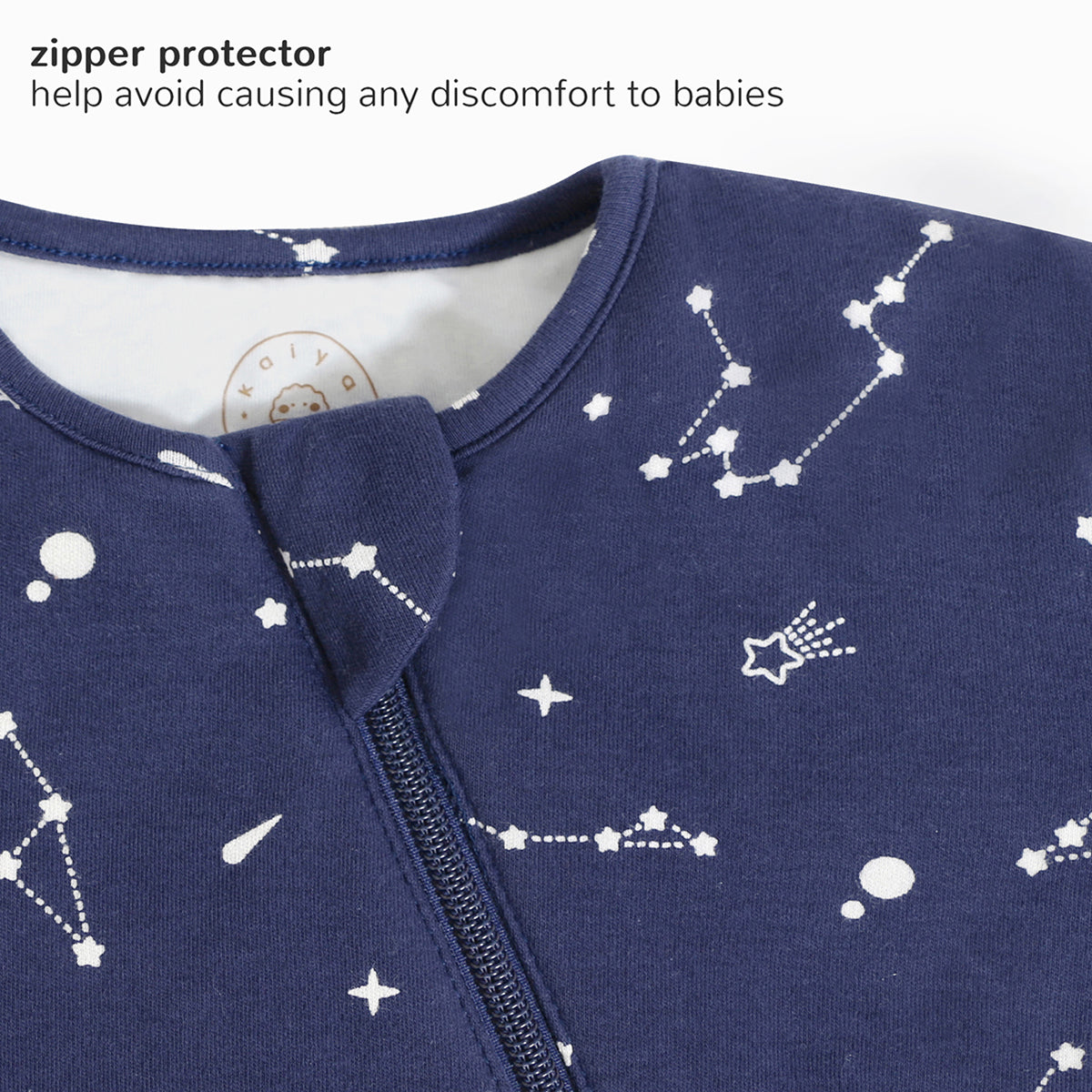 Zip Sleep Sack With Sleeves 2.5 TOG - Constellation