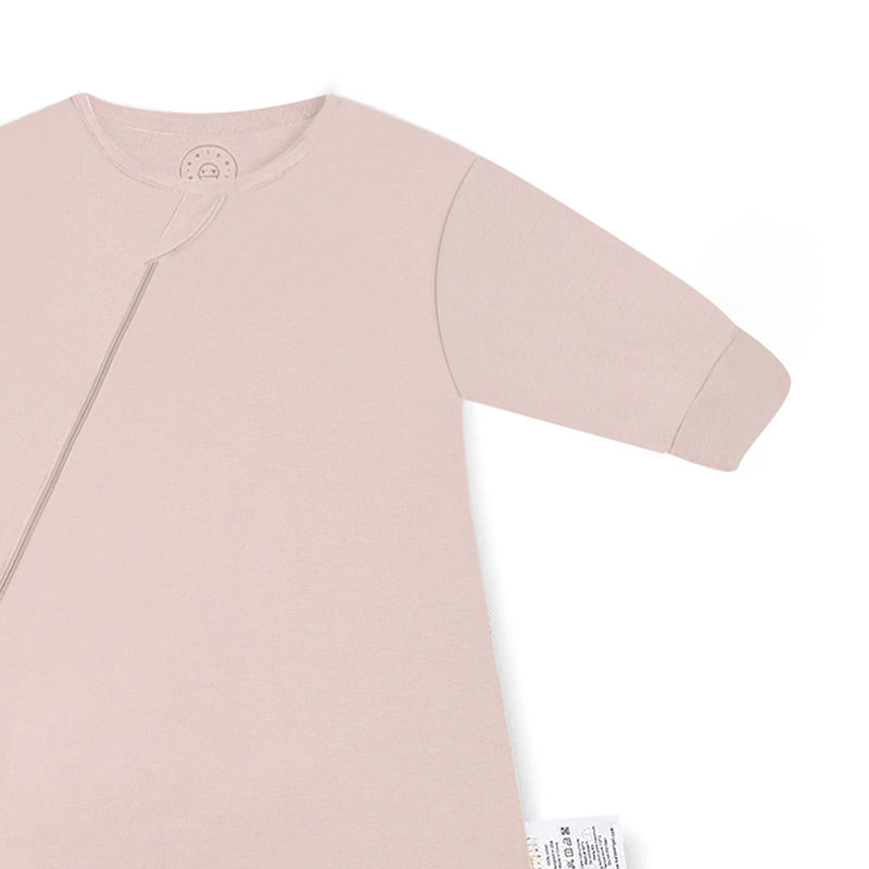 Zip Thicken 2.5 TOG Sleep Sack With Sleeves - Dusty Pink